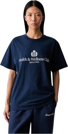 Sporty & Rich T-Shirts - Dames - T-shirts - Blauw - L - Tops