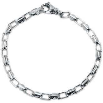 Pompeii3 Mens Designer Mariner Link 14k Gold (16gram) or Platinum (27gram) 4.5mm Bracelet 8.5