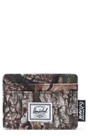 Herschel Charlie RealTree Camo RFID Card Holder in Realtree Apx Camo at Nordstrom
