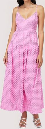 Lost + Wander Spaghetti Strap Maxi Dress In Pink