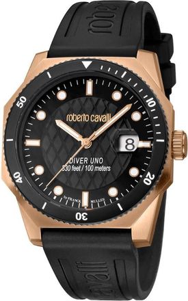 Roberto Cavalli by Franck Muller Quartz Black Dial Mens Watch GMLFAL-IFABC-FM020
