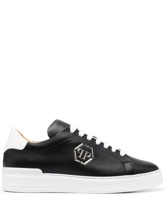 Philipp Plein Sneakers bicolore in pelle - Nero