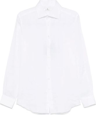 Scabal Camicia in lino - Bianco