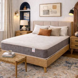 Aspire Home Accents RestMaster Pocket 3000 Hybrid Memory Mattress Medium 24cm in Grey | Size: Double