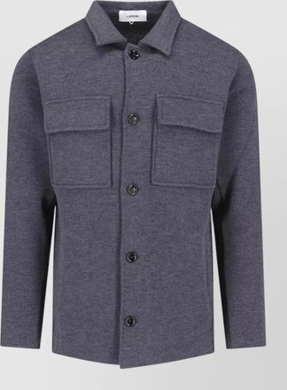 Lardini virgin wool shirt jacket