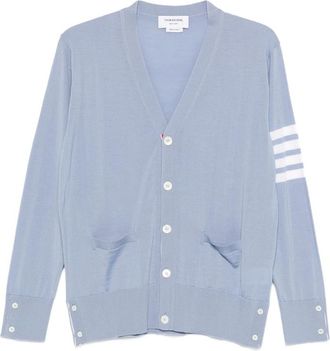 Thom Browne V-neck Fine-knit Cardigan