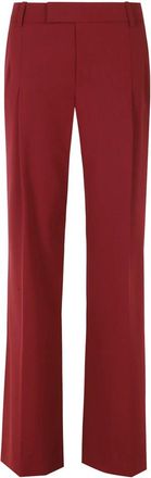 Federica Tosi Wide Broeken - Dames - Wijde Broeken - Rood - S - Broeken