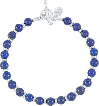 Dower & Hall Bracciale con lapislazzuli - Argento