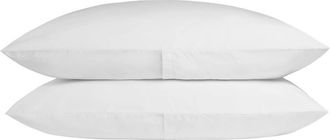 Parachute Brushed Cotton Back Envelope Pillowcase Set In White