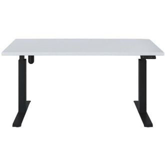 OEM Escritorio El&eacute;ctrico De Altura Regulable Blanco 138 X 80 Cm