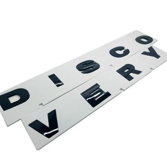 OEM 10 Pegatinas 3d Brillantes Negras Con La Letra Discover Para El Cap&oacute; Delantero Y Trasero Del Coche