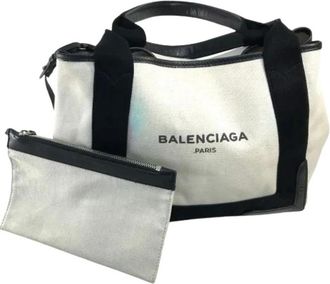 Balenciaga Pre-owned Tote Bags, female, White, Size: ONE SIZE Pre-owned 339933 Tote Bag