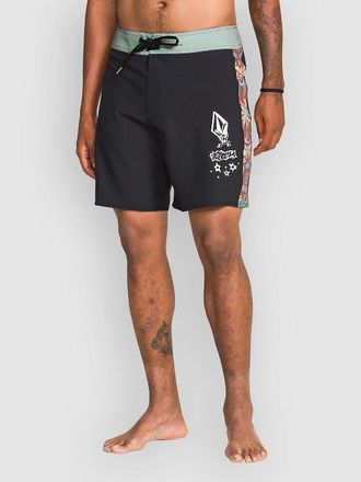Volcom Star Shields Fa Mod 18 Boardshorts grijs