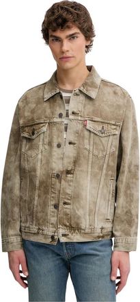 Levi's Denim Jacket - Heren - Spijkerjassen - Beige - XL - Denim - Jassen
