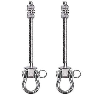 OEM Estructura De Columpio De Alta Resistencia, Capacidad De Carga De 816 Kg, 23,5 X 7,9 Cm, Ganchos Para Vigas De Madera Y Acero, Silla Hamaca De Yoga, S