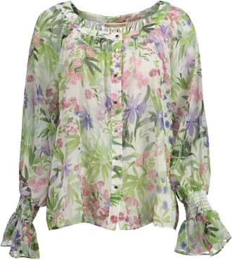 Kocca Shirt met lange mouwen - Dames - Blouses - Veelkleurig - S - Polyester - Overhemden