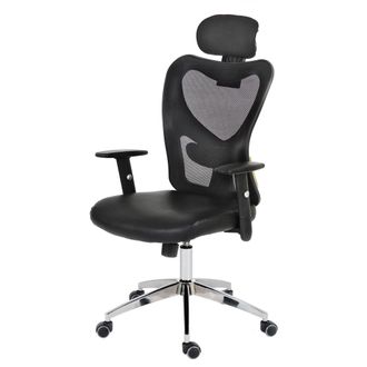 Hhg Hhg - Nunca Usado] Silla De Oficina Profesional Atlanta, Silla Giratoria Ejecutiva Silla De Escritorio, Imitaci&oacute;n De Cuero, Gris