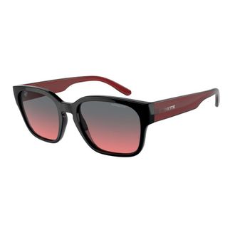 Arnette Unisex An4325 Redblack Square Sunglasses - Black Resin - One Size