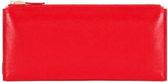 Elisabetta Franchi Lak-effect Clutch Tas - Dames - Portefeuilles - Rood - ONE Size - Accessoires