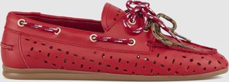 Toral Shoes Mocassins Kimana Picado Red Fire