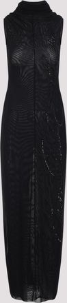 Jean Paul Gaultier Black The Long Sequin Dress
