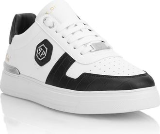 Philipp Plein Sneakers T-Rex_01 Nappa And Cocco Unisex in White/black at Nordstrom, Size 37