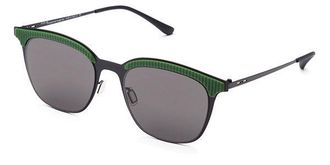 Italia Independent II 0258 009.000 Mens Sunglasses Black Size 52