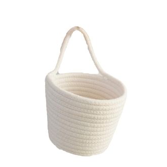 OEM Cestas Redondas Colgantes De Pared Para Cocina, Cesta En Color Blanco