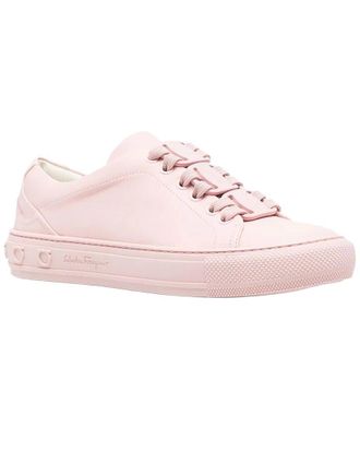 Ferragamo Gancini Leather Sneaker