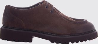 Doucal's Derby in pelle scamosciata con suola dentellata in gomma