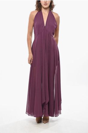 Rotate Chiffon Slip Dress with Back Zip size 40