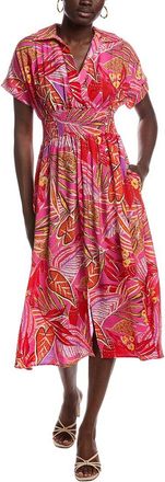 Renee C Renee C Short Sleeve Midi Dress