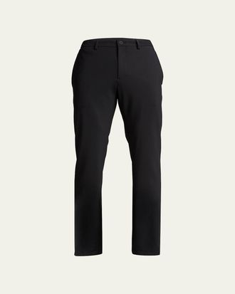 Theory Mens Zaine Precision Ponte Slim-Straight Chino-Style Pants