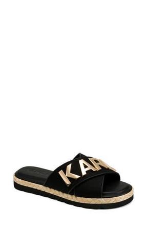 Karl Lagerfeld Catherine Slide Sandal in Black at Nordstrom Rack, Size 9.5