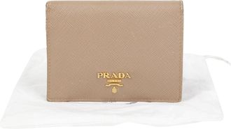 Prada Metal Logo Wallet