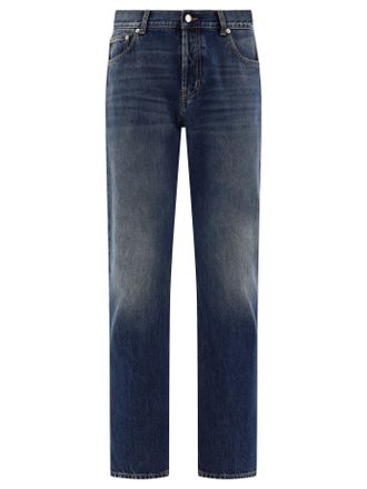 Alexander McQueen Jeans met Logodetail
