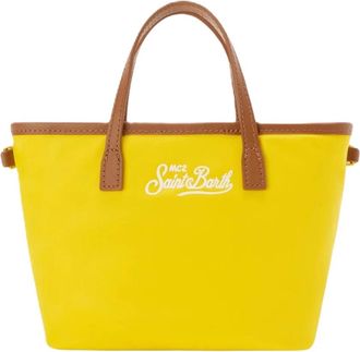 MC2 Saint Barth Mini Bags, female, Yellow, Size: ONE SIZE City Bag Mini Nylon