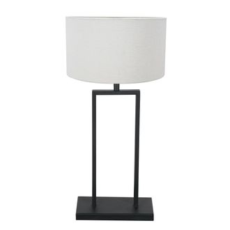 Steinhauer L&aacute;mpara De Mesa - Stang - Negro - Lino Metal - &Oslash; - Steinhauer