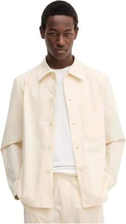 Barena Camicia Mola - Heren - Zomerjassen - Beige - M - Katoen - Jassen