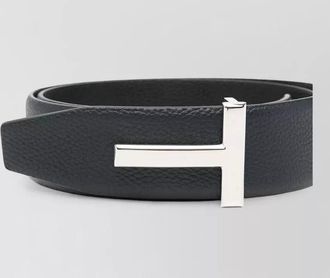 Tom Ford reversible grain leather t belt 40 mm