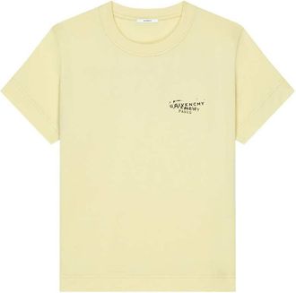 Givenchy Baumwoll-T-Shirt mit Givenchy-Aufdruck