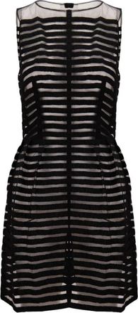 Elisabetta Franchi Short Kleedjes - Dames - Korte kleedjes - Zwart - L - Polyester - Kleedjes