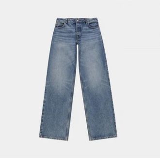 Bally Wide-Leg Denim Jeans, Waist Size 25