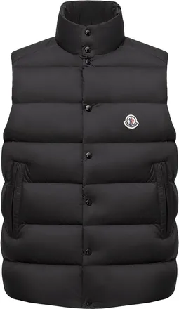 Moncler Moncler Tibb Down Vest, Men, Black, Size: 0