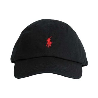 Polo Ralph Lauren Sport Cap - male - Polo Ralph Lauren - Hats & Caps - Black - ONE SIZE - Accessories