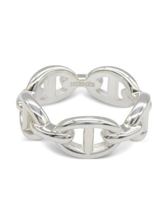 Hermès 2020s Chaine DAncre ring - unisex - Sterling Silver - 55