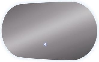 Vicco Espejo de baño Miral, Vidrio, 40 x 80 cm con iluminación de fondo, Vicco