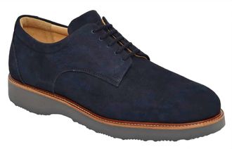 Samuel Hubbard Mens Bucks Oxford Shoe In Navy