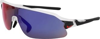 Nike Shield E Zonnebril Multicolor Gespiegelde Lenzen - unisex - Zonnebrillen - Wit - ONE Size - Accessoires