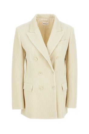 P.A.R.O.S.H. Structured White Jacket With Design